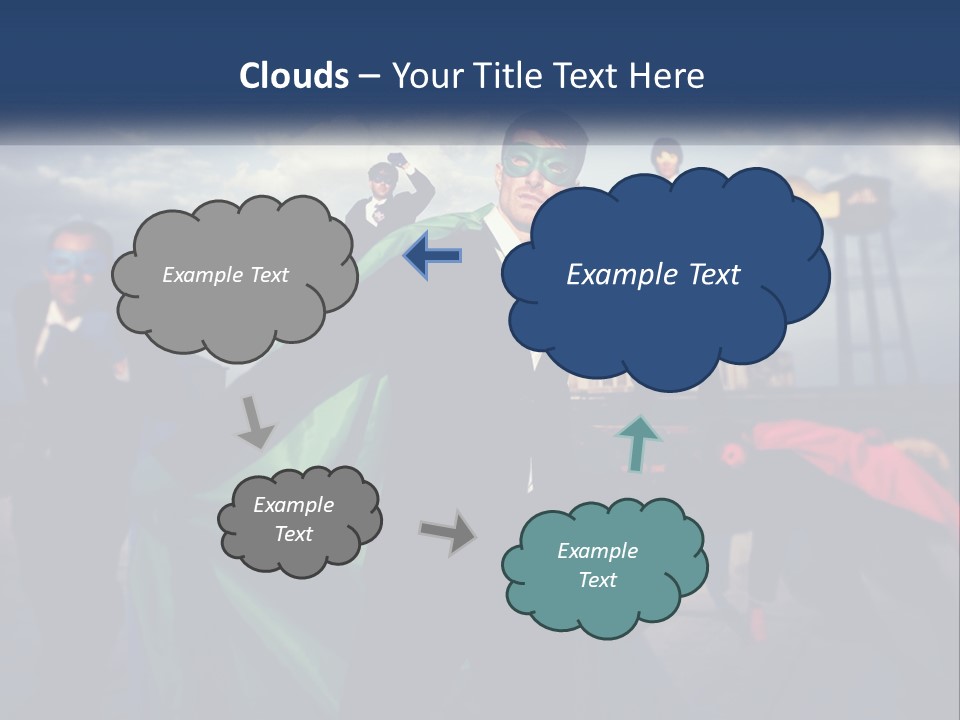 Remote White Technology PowerPoint Template