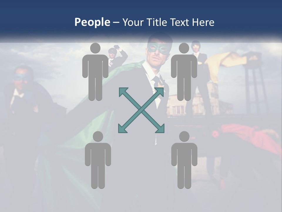 Remote White Technology PowerPoint Template