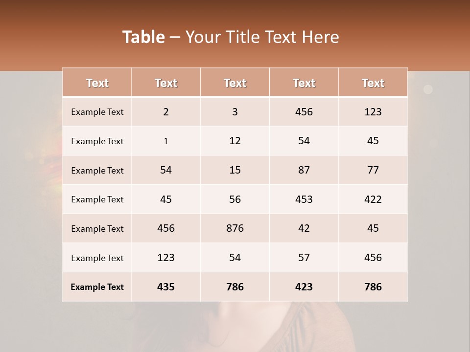 White Power Home PowerPoint Template