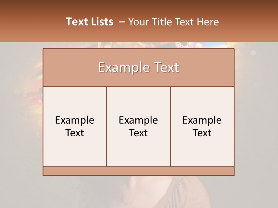 White Power Home PowerPoint Template