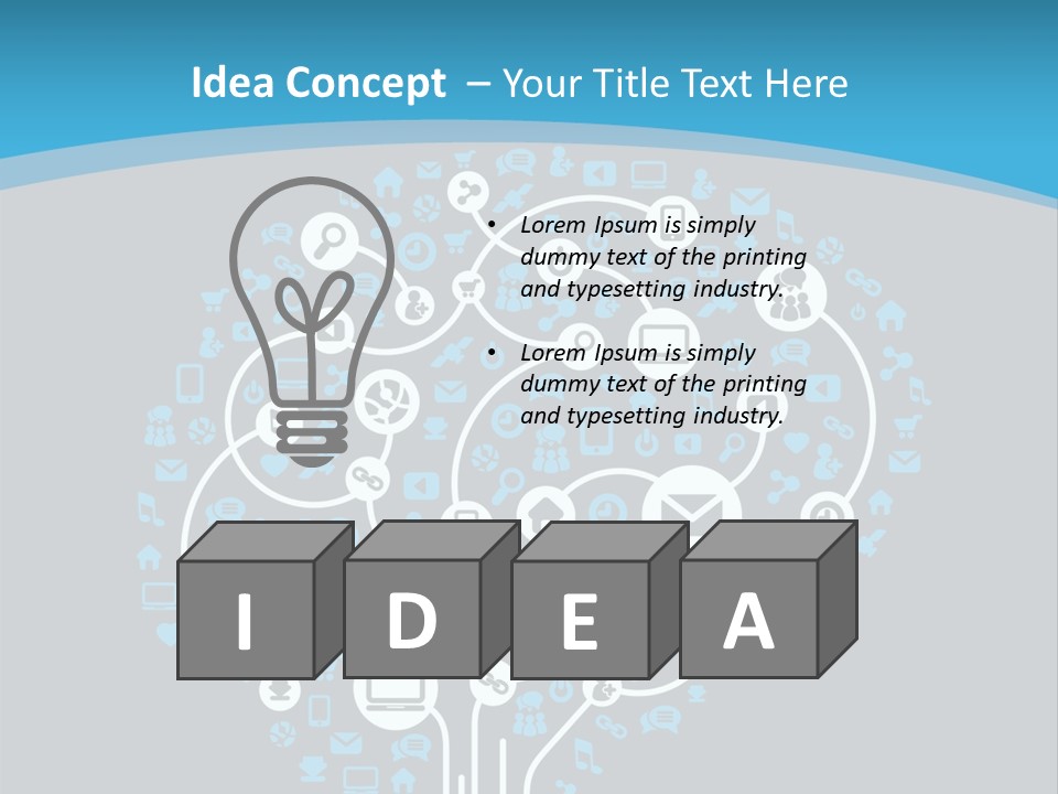 Energy Conditioner Electricity PowerPoint Template