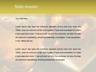 Electricity Cold House PowerPoint Template