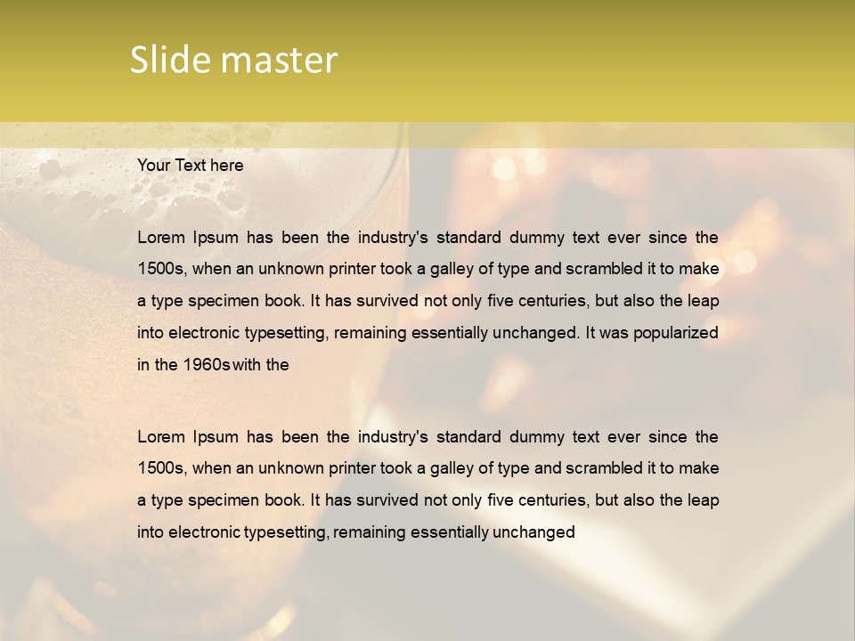 Electricity Cold House PowerPoint Template