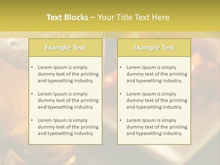 Electricity Cold House PowerPoint Template