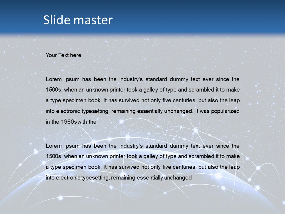 Part Technology Switch PowerPoint Template