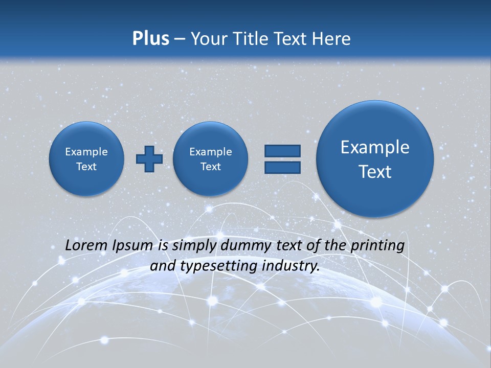 Part Technology Switch PowerPoint Template