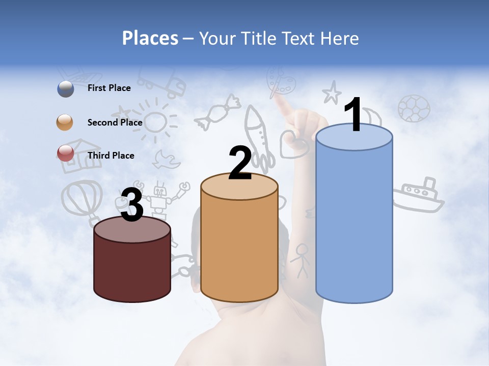 Cold Energy White PowerPoint Template