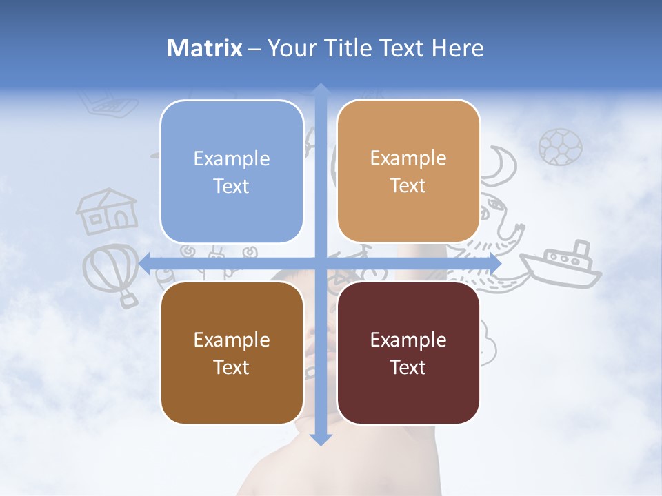 Cold Energy White PowerPoint Template