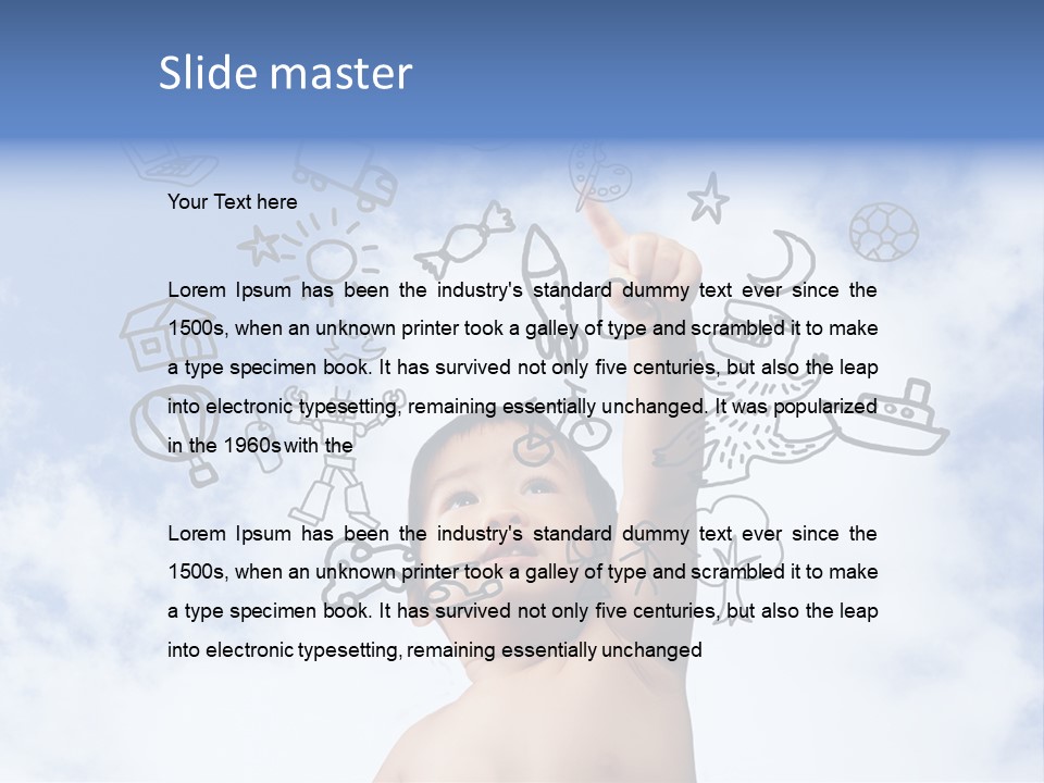 Cold Energy White PowerPoint Template