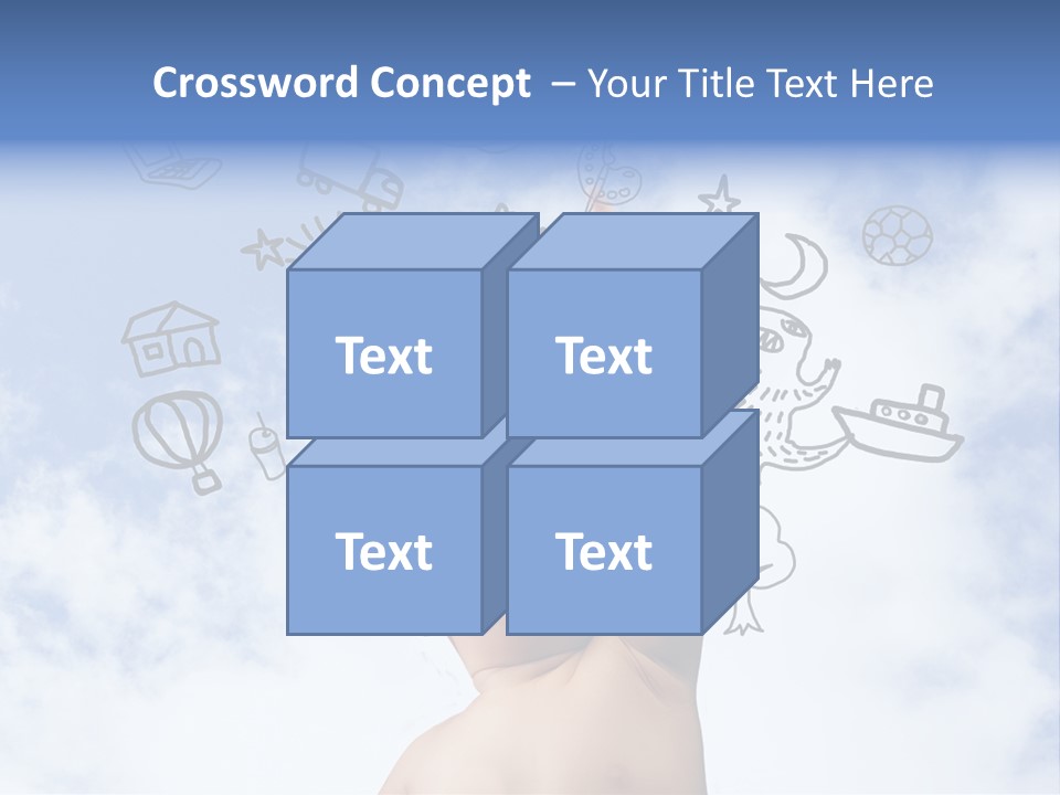 Cold Energy White PowerPoint Template