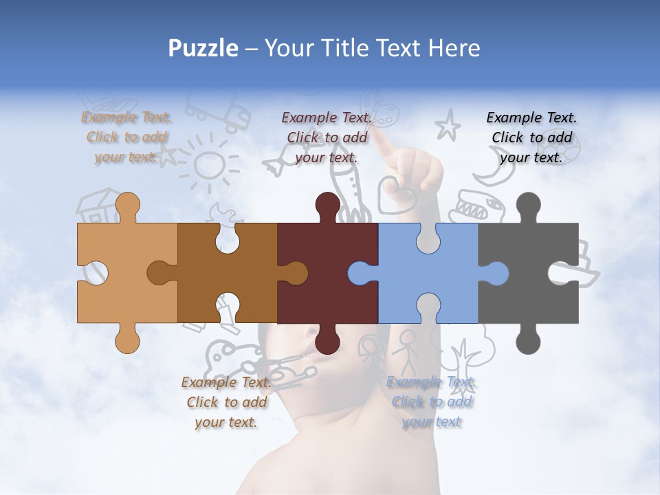 Cold Energy White PowerPoint Template