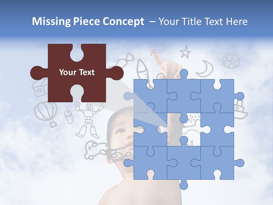 Cold Energy White PowerPoint Template