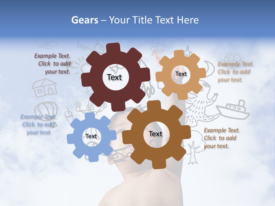 Cold Energy White PowerPoint Template