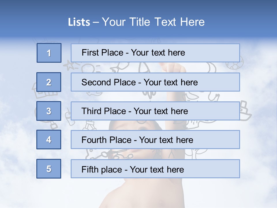 Cold Energy White PowerPoint Template