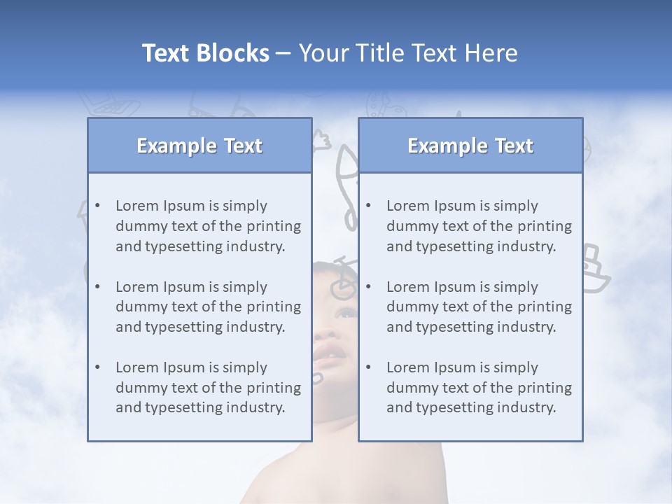Cold Energy White PowerPoint Template