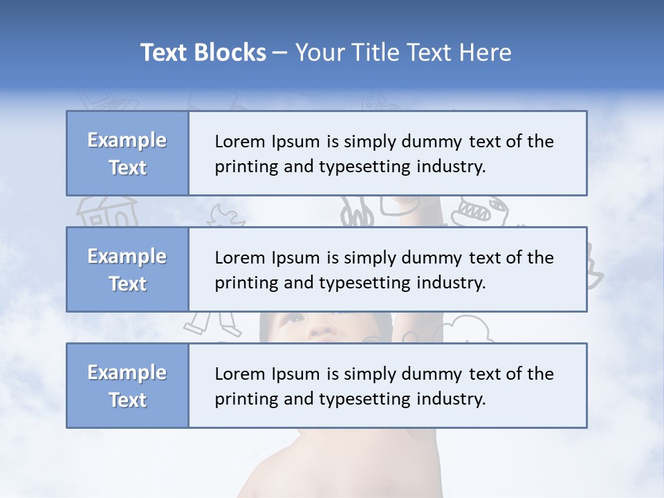 Cold Energy White PowerPoint Template