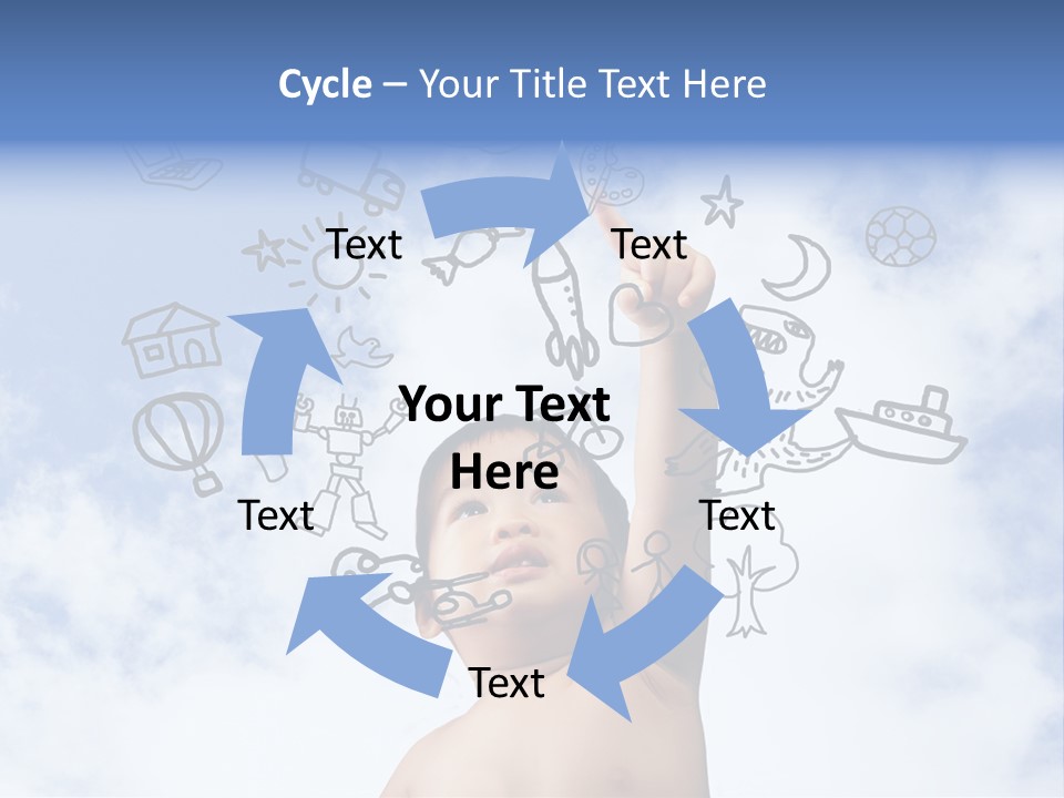 Cold Energy White PowerPoint Template