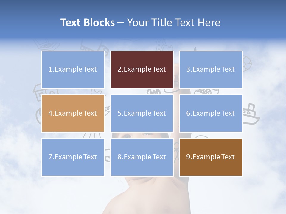 Cold Energy White PowerPoint Template