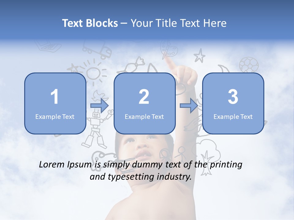 Cold Energy White PowerPoint Template