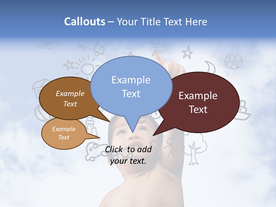 Cold Energy White PowerPoint Template