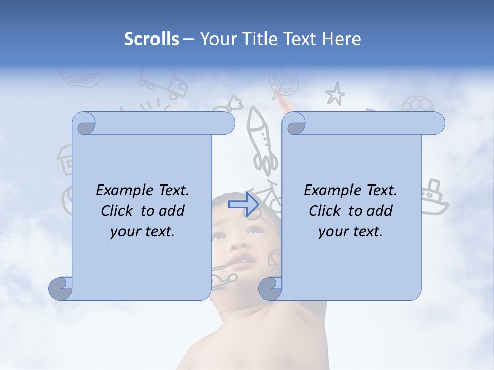 Cold Energy White PowerPoint Template