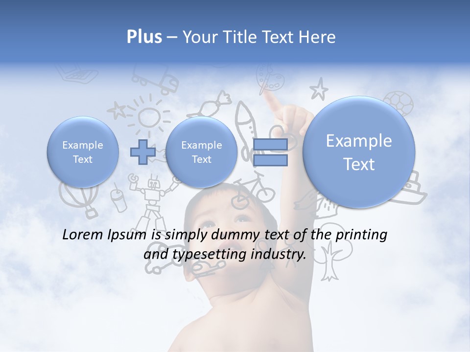 Cold Energy White PowerPoint Template