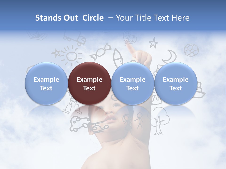 Cold Energy White PowerPoint Template