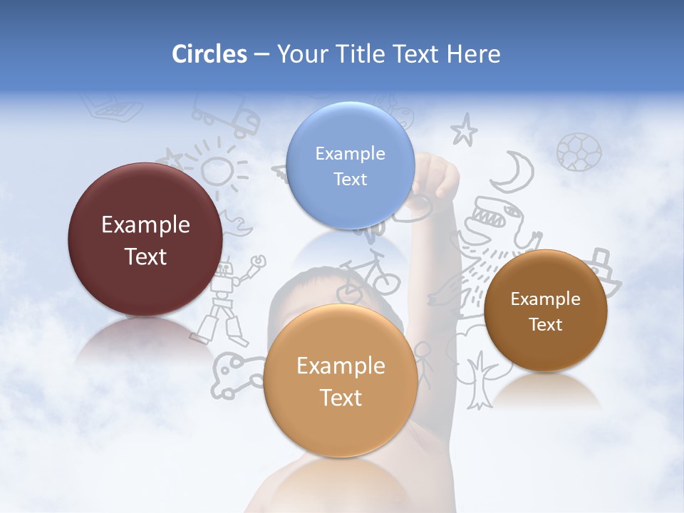 Cold Energy White PowerPoint Template