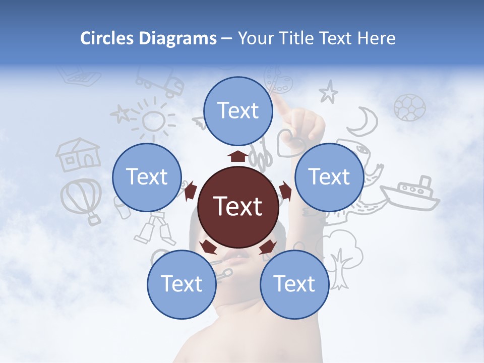 Cold Energy White PowerPoint Template