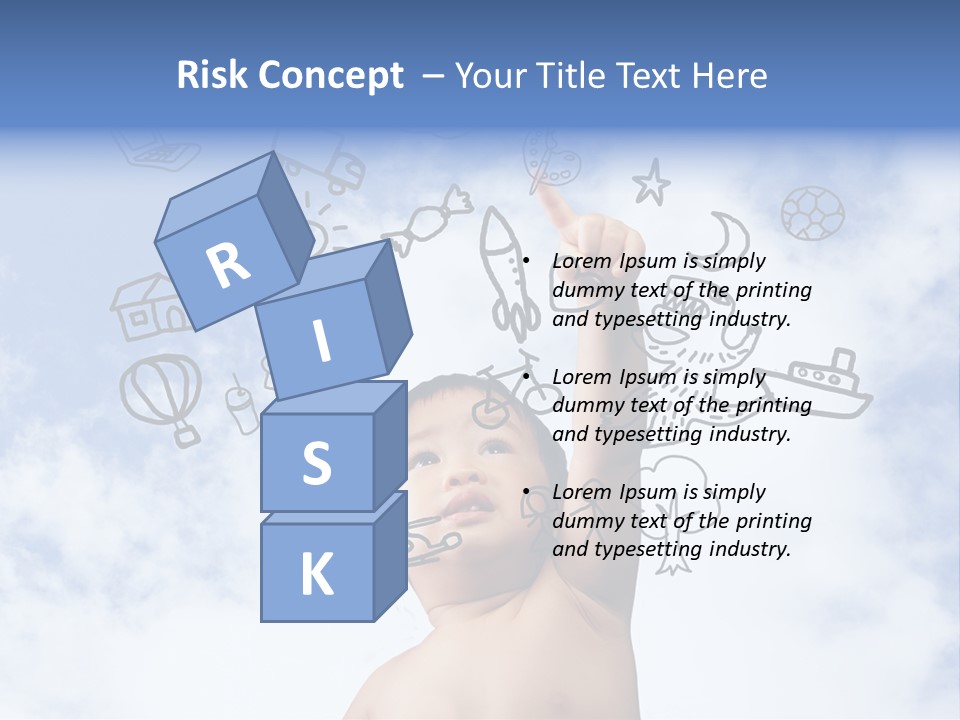 Cold Energy White PowerPoint Template