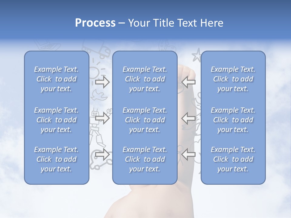 Cold Energy White PowerPoint Template