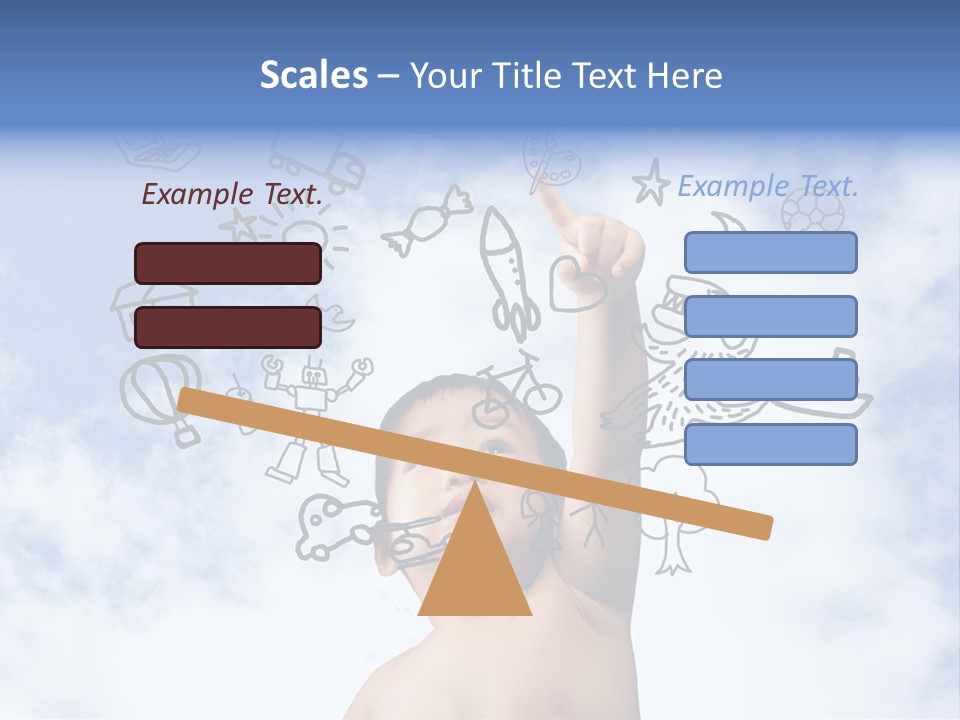 Cold Energy White PowerPoint Template