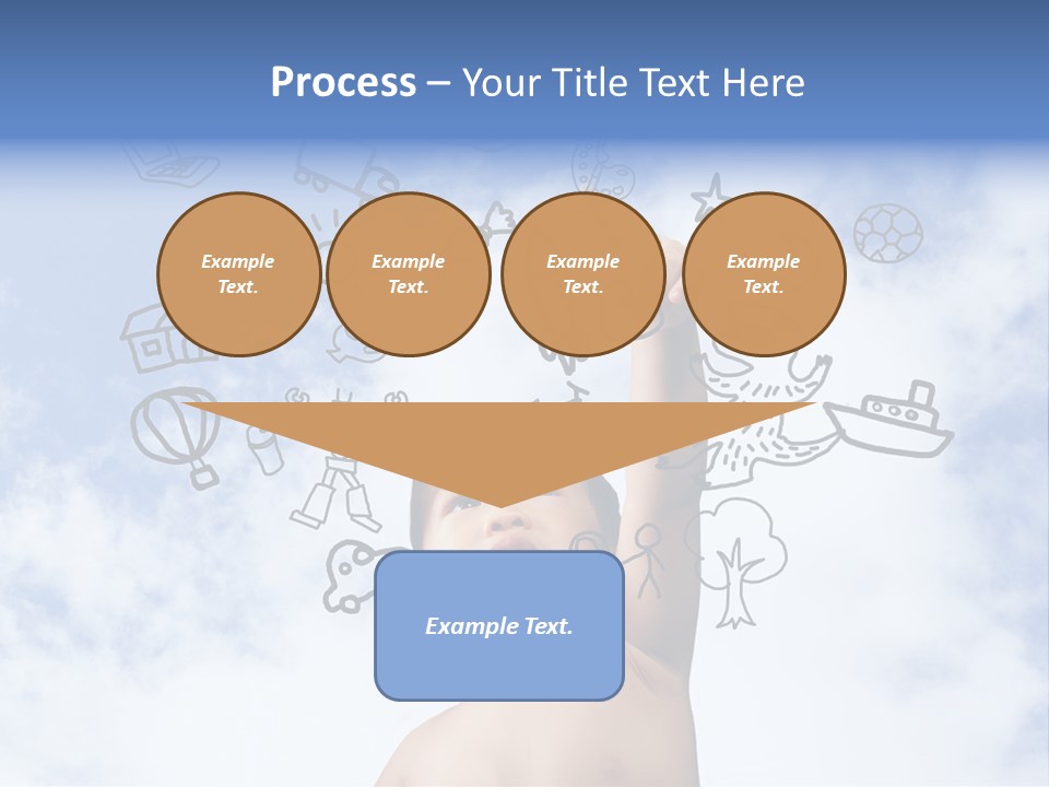 Cold Energy White PowerPoint Template