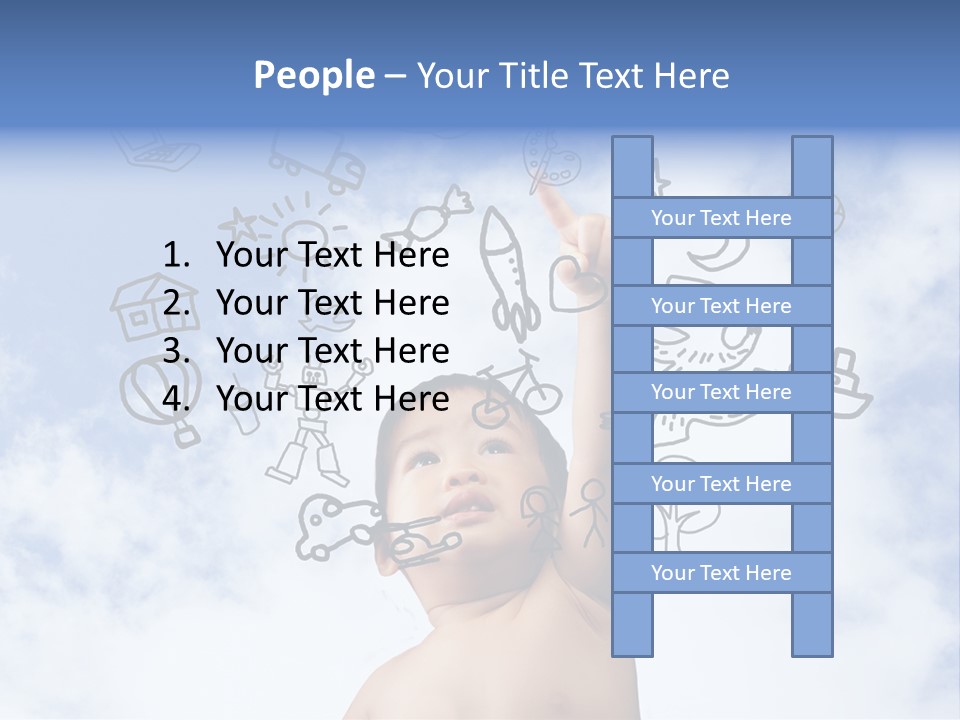 Cold Energy White PowerPoint Template