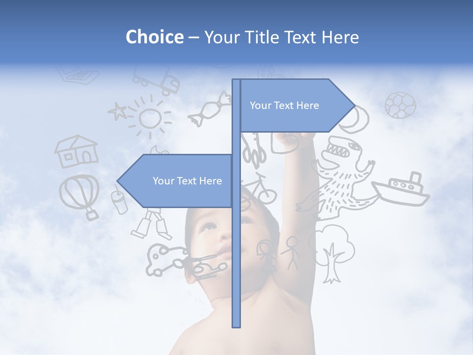 Cold Energy White PowerPoint Template