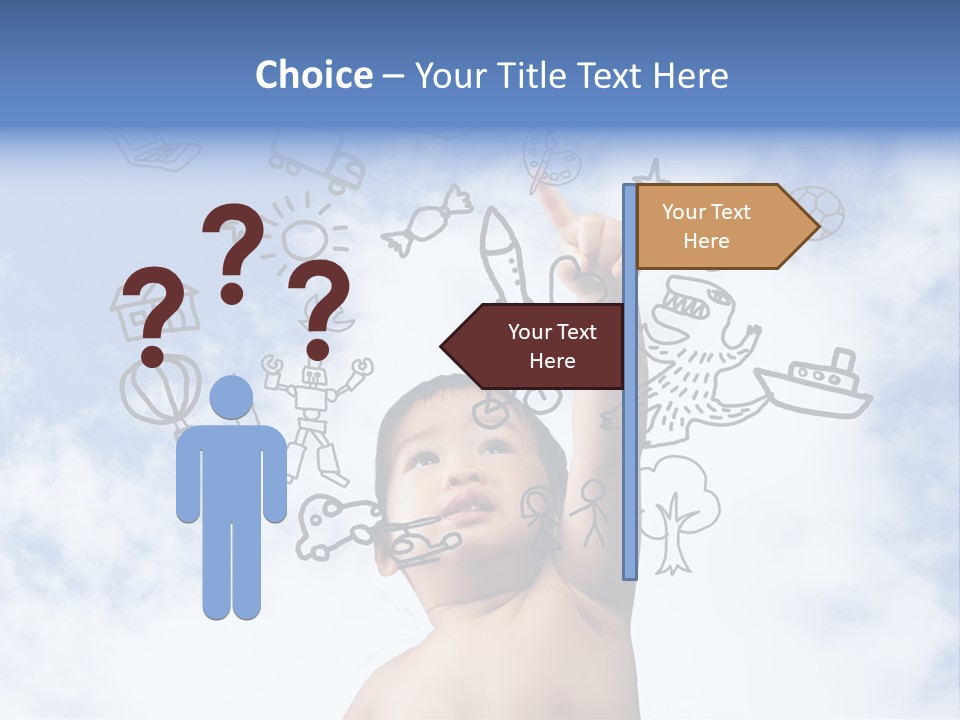 Cold Energy White PowerPoint Template