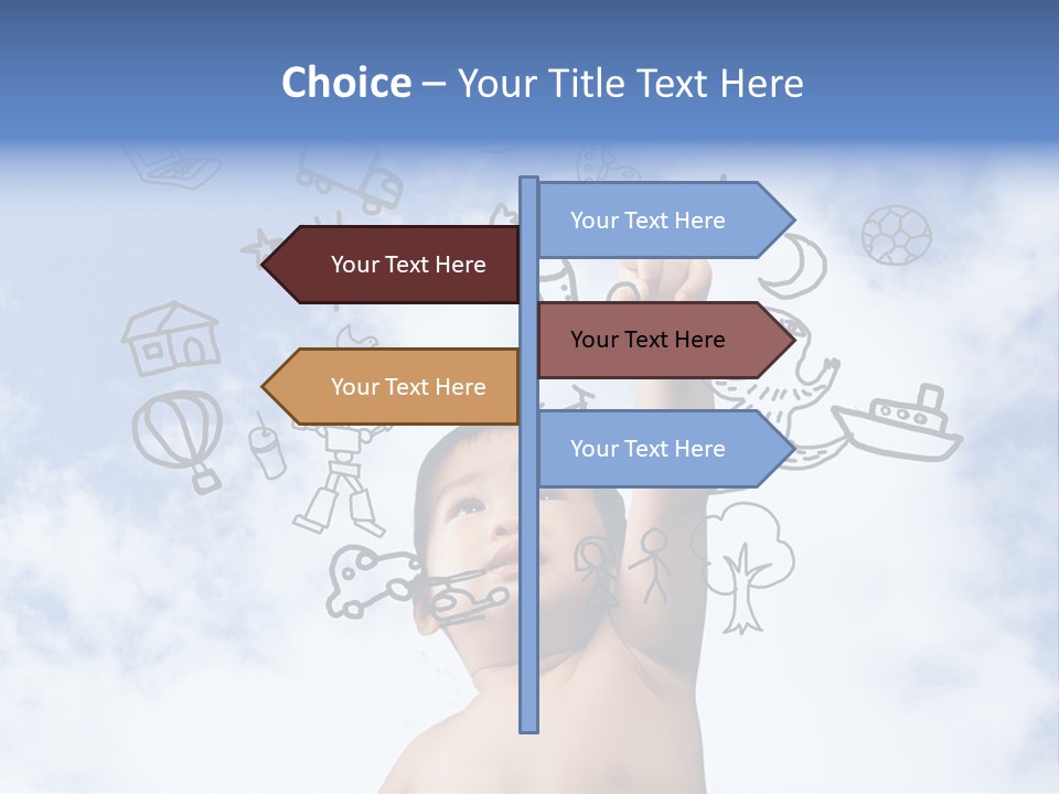 Cold Energy White PowerPoint Template