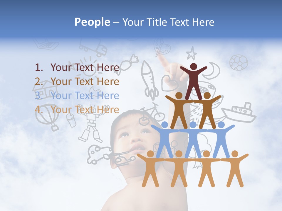 Cold Energy White PowerPoint Template