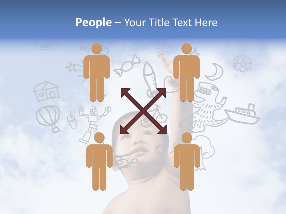 Cold Energy White PowerPoint Template