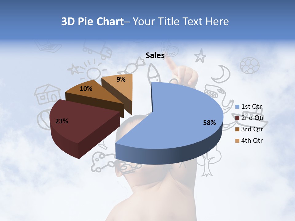 Cold Energy White PowerPoint Template