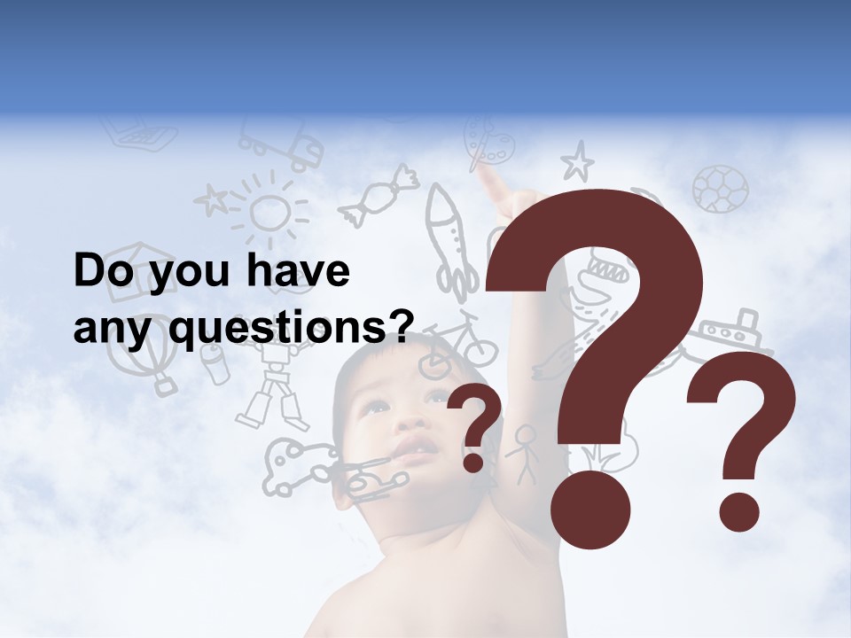 Cold Energy White PowerPoint Template