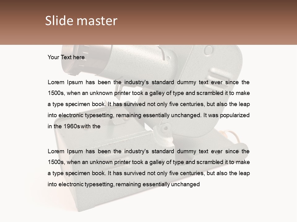 Unit Home Power PowerPoint Template