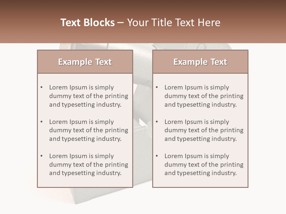 Unit Home Power PowerPoint Template