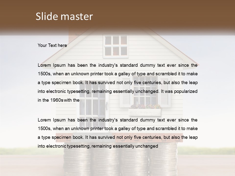 Air Electricity Home PowerPoint Template