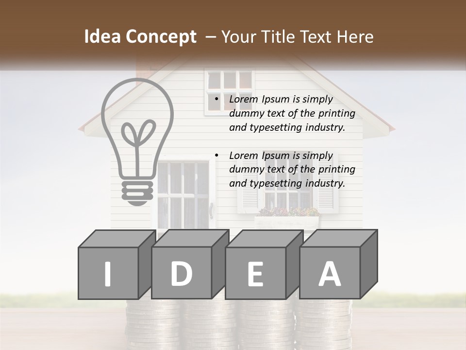 Air Electricity Home PowerPoint Template