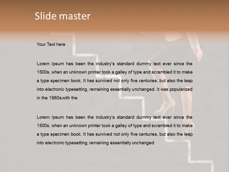 White Cool Unit PowerPoint Template