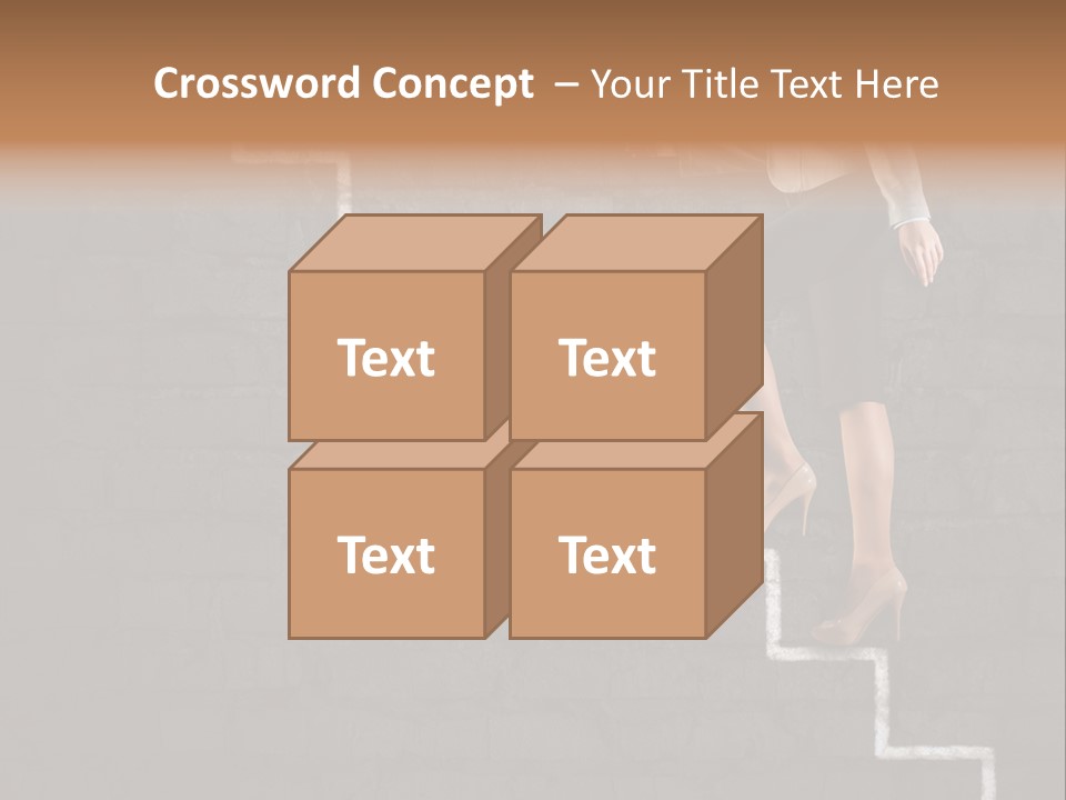 White Cool Unit PowerPoint Template