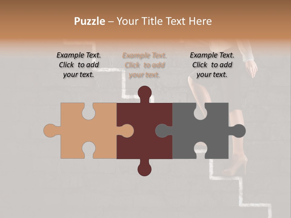 White Cool Unit PowerPoint Template