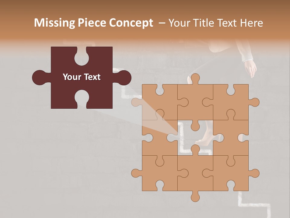 White Cool Unit PowerPoint Template