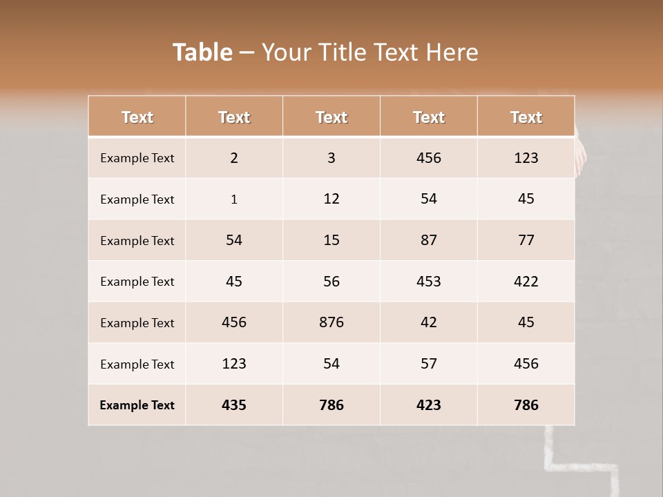 White Cool Unit PowerPoint Template